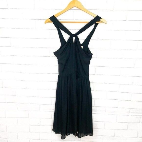 2 for $30 L’AGENCE Venetta Silk Black Silk Dress - Picture 3 of 11